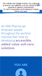Mobile Screenshot of hra-pharma.com